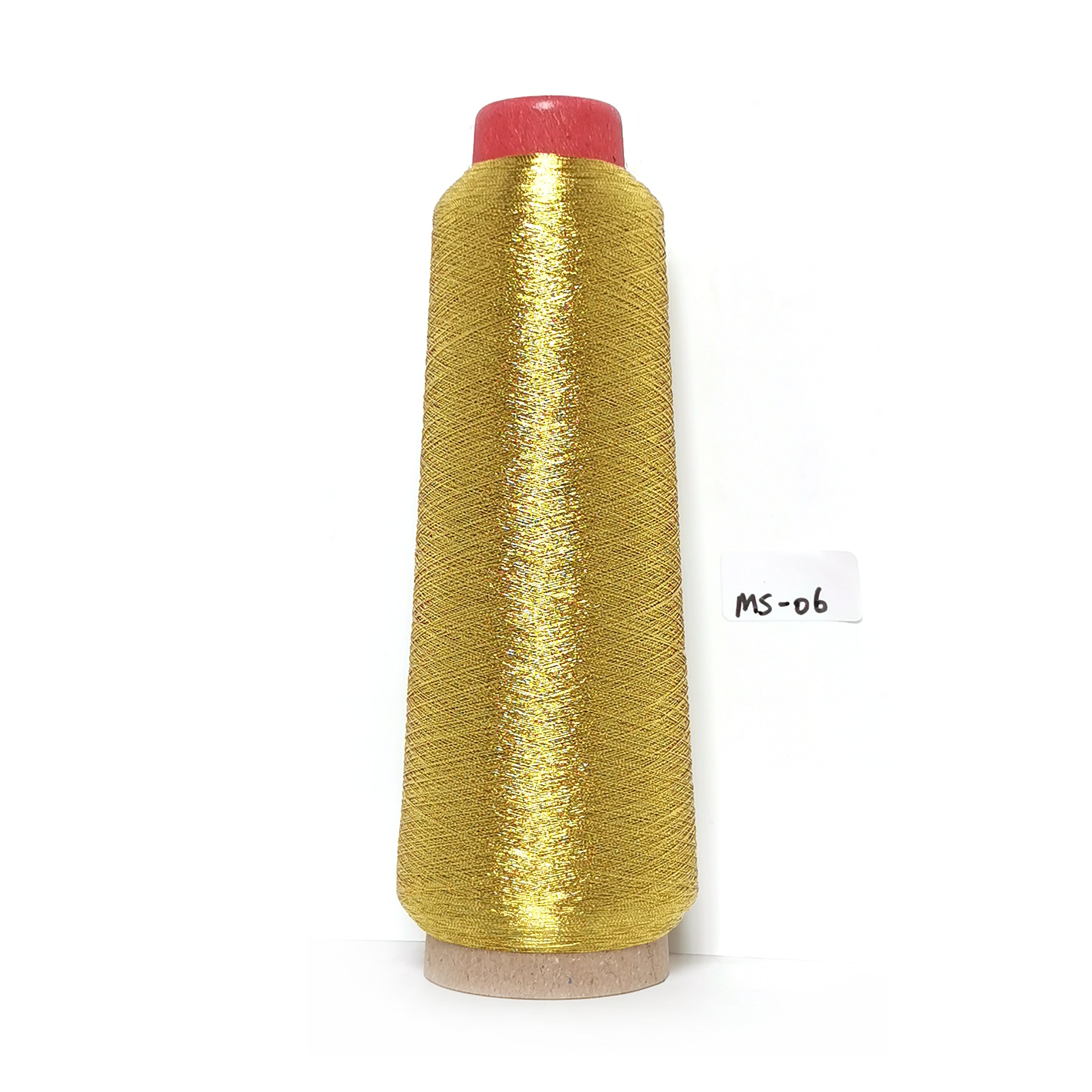 150D Gold Series MS Type Round covered metallic yarn for Cross-Stitch Embroidery, Sewing, and Textile Decoration Thread