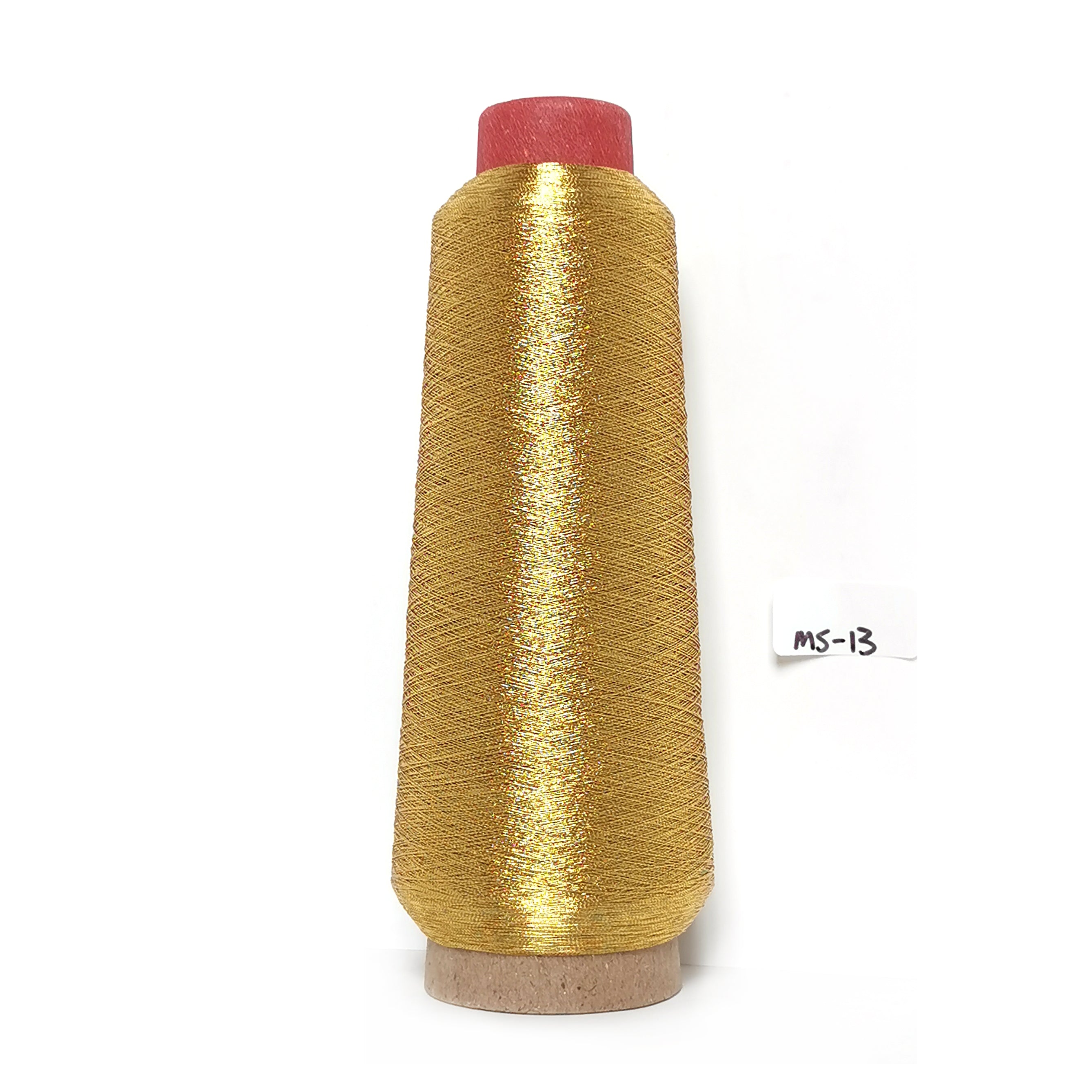 150D Gold Series MS Type Round covered metallic yarn for Cross-Stitch Embroidery, Sewing, and Textile Decoration Thread